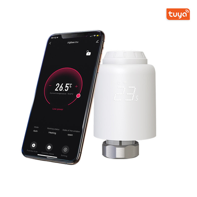 ZigBee WIFI Smart Thermostatisches Heizkörperventil Digital programmierbare intelligente Temperaturregler