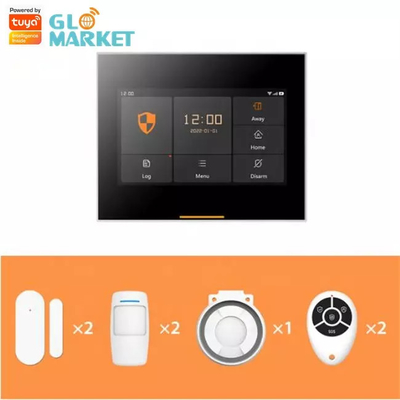 Glomarket Tuya 4g/Wifi Smart Home Security Alarm DIY System Wireless App Control Anti-Diebstahl-Sicherheitsalarmsystem