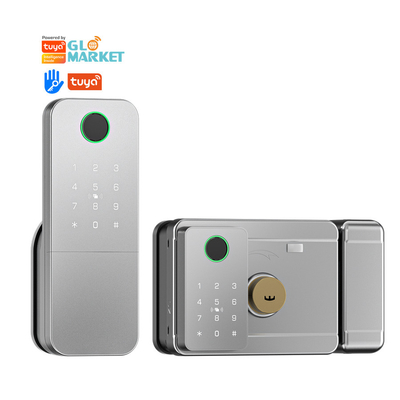 Glomarket Outdoor Elektronische Smart Fingerabdruck Passwort Digitales Schloss Tuya Ttlock Smart Türschloss