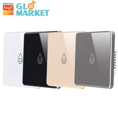 Glomarket Tuya Smart Glass Touch Button Wifi Smart Boiler Switch Alexa Sprachsteuerung EU-Standard-Wasserheizschalter