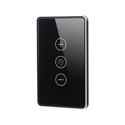 Glomarket Digital Smart Switch Licht Wifi Dimmer Wireless Glass Touch Wandlicht Schalter Panel Tuya Fernbedienung mit Alexa