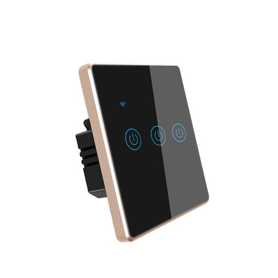 Intelligenter Schalter BLE 2.4G Alexa Controlled Light Switch Metall-Grenze-Tuya