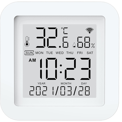 Thermometer-Hygrometer-intelligentes Hygrometer Alexa LED-Schirm-2.4G Wifi