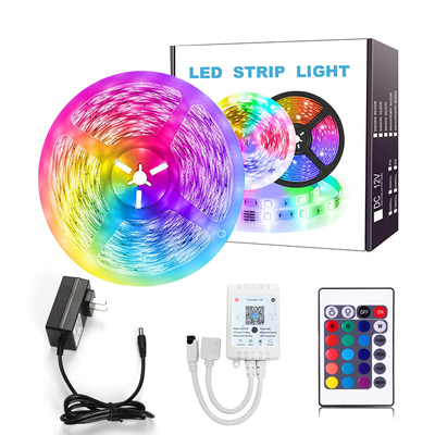 LED-Lichtleiste mit Farbwechsel, dimmbar und mit Fernbedienung für geringen Stromverbrauch, farbenfroh, wasserdicht, energiesparend, mit WLAN
