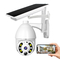 4G Solar- angetriebener Kamera Zweiweg- Audio-1080P PTZ Solar-Kamera-Wolken-Speicher CCTV Wifi