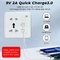 Intelligenter Ausgang Macht-Ausgangs-Tuya 13A Universalanschlussstecker Wifi mit USB-Gras-Gremium