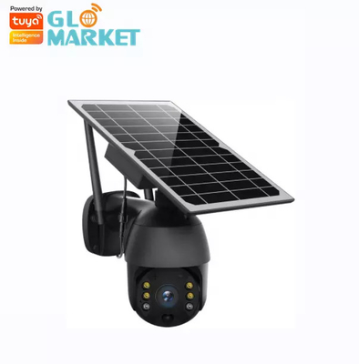 Glomarket 1080P Full HD CCTV Outdoor Solarkamera Ptz Zwei-Wege-Audio-Pir-Erkennung Wasserdichte Tuya-Fernbedienung Smart