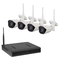 4/8-Kanal-Sicherheit Smart Home 1080P NVR Drahtloses CCTV-Kamerasystem mit Google Alexa