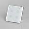 Tuya Wifi Zigbee 4-Gang Smart Switch UK / EU-Standard-Touch-Steuerung mit gekrümmter Oberfläche