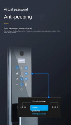 Glomarket Tuya Wifi Gesichtserkennung Smart Door Lock mit Kamera
