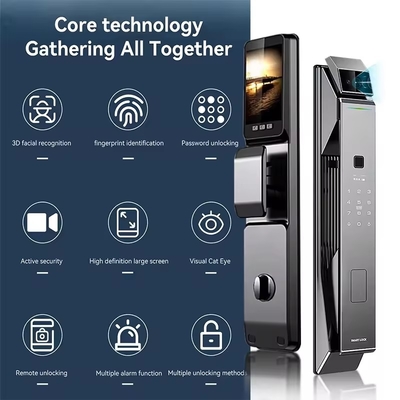 Glomarket Tuya Security vollautomatisches Smart Lock mit 3D-Gesichtserkennung