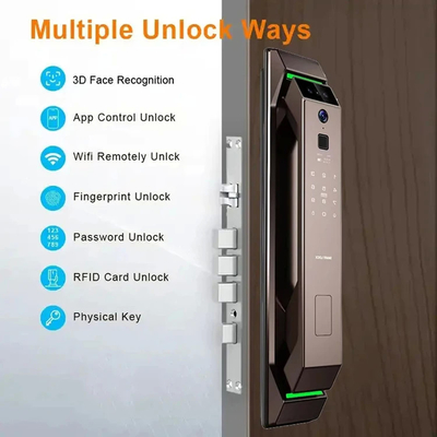 Glomarket 3D Gesichtserkennung Fingerabdruck Tuya Wifi Digital Smart Lock