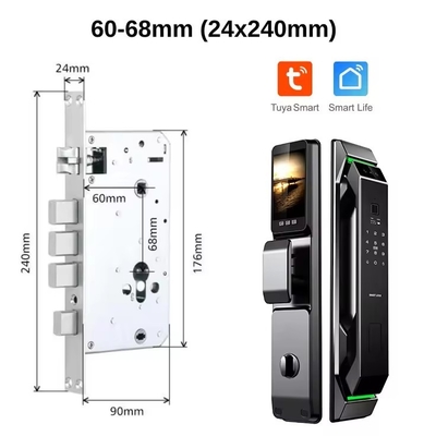 Glomarket 3D Gesichtserkennung Fingerabdruck Tuya Wifi Digital Smart Lock