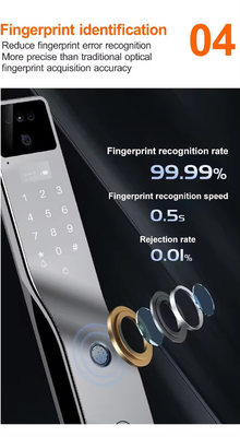 Glomarket Tuya Biometrische Gesichtserkennung Tür Smart Lock