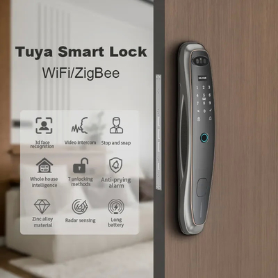 Intelligentes Gesichtserkennungs-Fingerabdruckschloss für das Remote-Entriegeln von mobilen Anwendungen