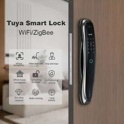 Intelligentes Gesichtserkennungs-Fingerabdruckschloss für das Remote-Entriegeln von mobilen Anwendungen