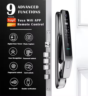 Gesichtserkennung intelligentes Schloss vollautomatisch Tuya Smart sicheres Haus