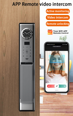 Luxuriöses Gesichtserkennungsschloss mit hochwertiger visueller Interkom und Echtzeitüberwachung
