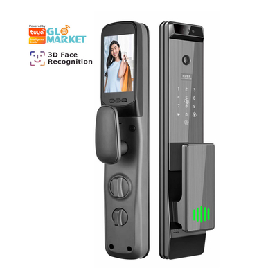 Glomarket Tuya Digital Smart Lock vollautomatisches biometrisches System Sicherheit Fingerabdruck 3D Gesichtserkennung Passwort Türschloss