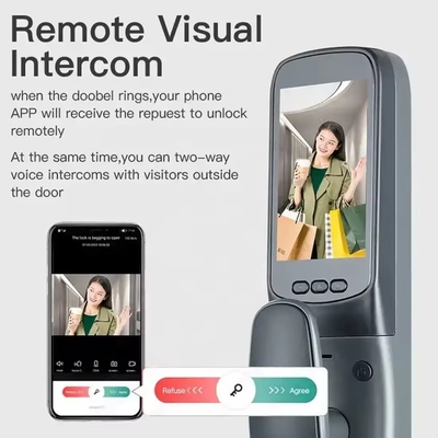 Glomarket Tuya Smart Door Lock 3D Gesichtserkennung Automatische Smart Locks mit Kamera Smart Biometrische Sicherheit Türschloss