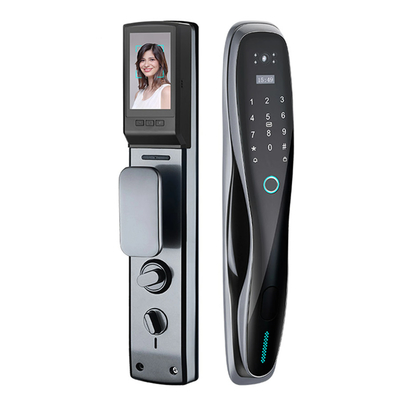 Glomarket 3D-Gesicht WIFI-Smart Voll automatisches Smart Lock Fingerabdruck APP Karte Schlüssel entsperren Intelligentes Türschloss mit Kamera