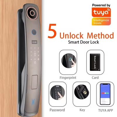 Glomarket 3d Gesichtserkennung Smart Door Lock mit Kamera Digitale Fingerabdrücke Vollautomatische Sicherheitsschlösser