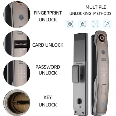 Glomarket 3d Gesichtserkennung Smart Door Lock mit Kamera Digitale Fingerabdrücke Vollautomatische Sicherheitsschlösser