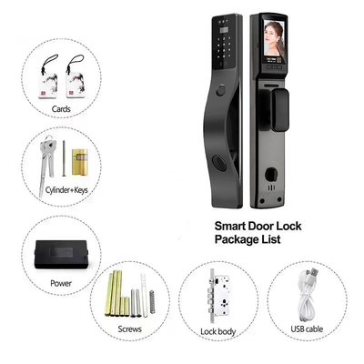 Glomarket Tuya Gesichtserkennung Smart Door Lock Sicherheit Digital Passwort Fingerabdruck Tür Smart Locks