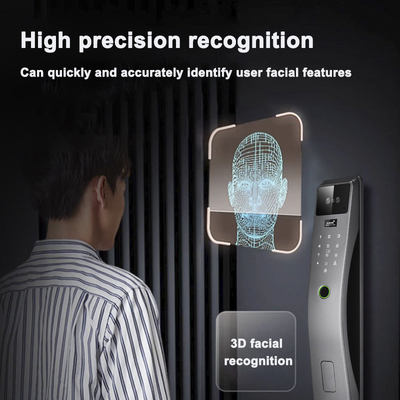 Glomarket 3d Gesichtserkennung Smart Door Lock Tuya Echtzeit Video Intercom Wifi Intelligentes Türschloss mit Palmprint