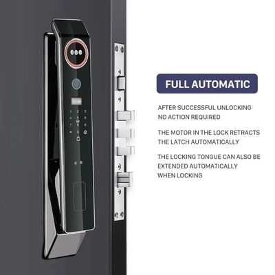 Glomarket Werkspreis Wifi App Smart Door Lock mit Gesichtserkennung Biometrischer Fingerabdruck Cerradura Unterstützung Intercom Funktion