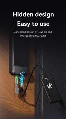 Glomarket Tuya Wifi Smart Lock Aluminium Holztür Gesichtserkennung Palmprint Biometrischer Fingerabdruck Digitaler Smart Lock