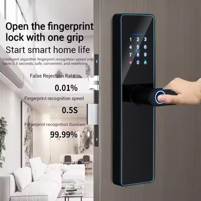 Glomarket Smart Cerradura Fechadura Digital Tuya Ttlock Schloss RFID Karte Passwort Fingerabdruck Smart Türschloss