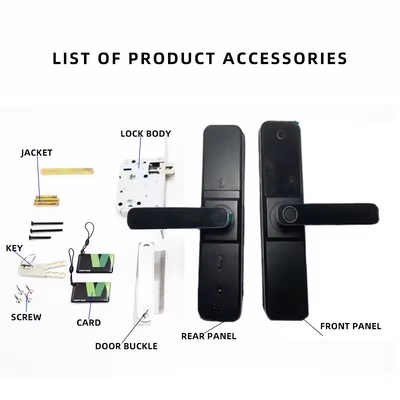 Glomarket Wifi Biometrische elektronische Tuya App Remote Smart Lock Smart Fingerabdruck Türschloss mit Cat Eye