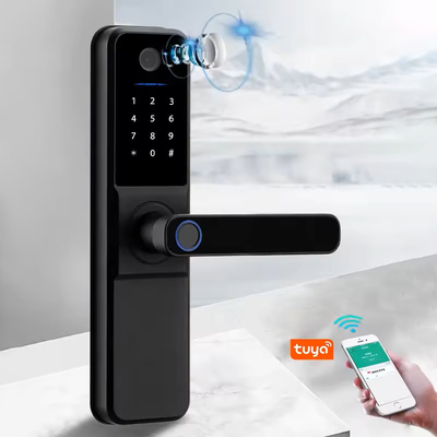 Glomarket Wifi Biometrische elektronische Tuya App Remote Smart Lock Smart Fingerabdruck Türschloss mit Cat Eye