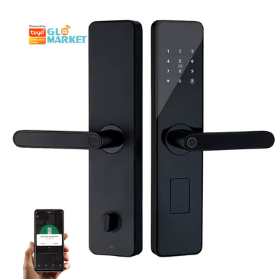 Glomarket Home Apartment Tuya Smart WiFi Digitale Türschloss Telefon APP Fernbedienung Sicherheit Fingerabdruck Smart Türschloss