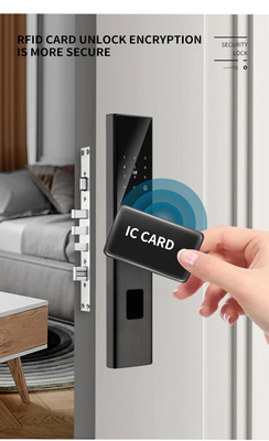Glomarket Tuya Smart WiFi Digital Door Lock Code RFID IC-Karte Smartphone App Freischalten Biometrische Fingerabdrücke Smart Lock