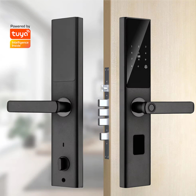 Glomarket Tuya Smart WiFi Digital Door Lock Code RFID IC-Karte Smartphone App Freischalten Biometrische Fingerabdrücke Smart Lock