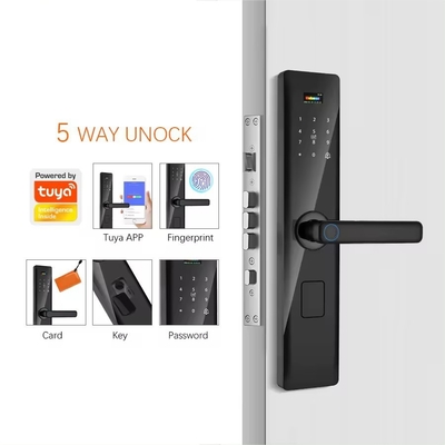 Glomarket Tuya Smart Security Digitales Türschloss Biometrischer Fingerabdruck Griff Smart Lock Hotel Apartment Zimmer Schloss Fabrikpreis