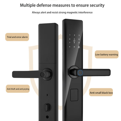 Glomarket Tuya Smart Security Digitales Türschloss Biometrischer Fingerabdruck Griff Smart Lock Hotel Apartment Zimmer Schloss Fabrikpreis