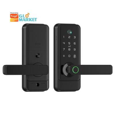 Glomarket Tuya Wifi Schlüssellose Totenverschluss Serraduras Elektrische Handgriffe Vordertürverschluss Mit Tastatur Smart Fingerabdruck Digitalverschluss