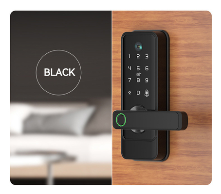 Glomarket Tuya Wifi Schlüssellose Totenverschluss Serraduras Elektrische Handgriffe Vordertürverschluss Mit Tastatur Smart Fingerabdruck Digitalverschluss