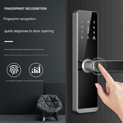 Glomarket Großhandel Fabrikpreis Intelligentes Fingerabdruck-Griffschloss Schlüsselloses Digitales Hotel Tuya App Smart Digitales Türschloss