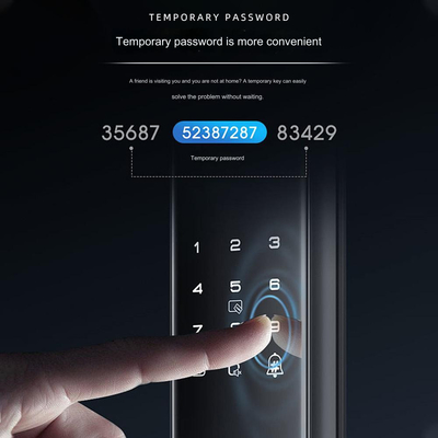 Glomarket Großhandel Fabrikpreis Intelligentes Fingerabdruck-Griffschloss Schlüsselloses Digitales Hotel Tuya App Smart Digitales Türschloss