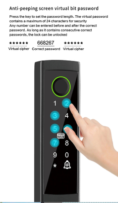 Glomarket Broken Bridge Smart Lock High-End Intelligenz Zinklegierung Tuya Wifi Fingerabdruck wasserdichtes Türschloss