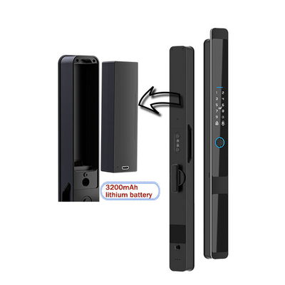 Glomarket Sicherheit Cerradura Intelligente Sicherheit Zuhause Automatische elektrische WLAN Fingerabdruck Digital Tuya Smart Door Lock
