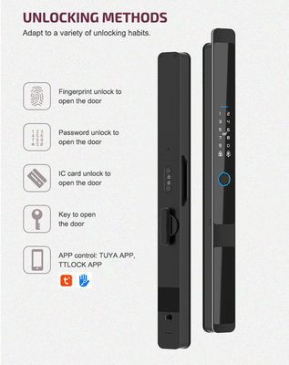 Glomarket Sicherheit Cerradura Intelligente Sicherheit Zuhause Automatische elektrische WLAN Fingerabdruck Digital Tuya Smart Door Lock