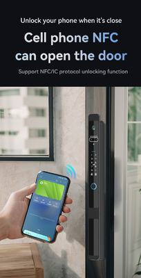Glomarket Sicherheit Cerradura Intelligente Sicherheit Zuhause Automatische elektrische WLAN Fingerabdruck Digital Tuya Smart Door Lock