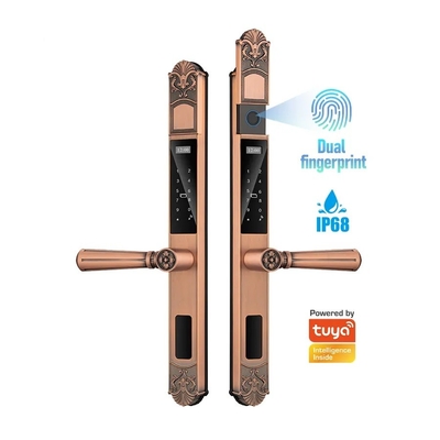 Glomarket Hof Villa Tor Schloss Hochsicherheit Wasserdicht Intelligente Doppel Fingerabdruck Passwort Smart Lock