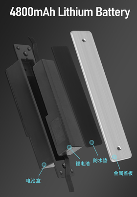 Glomarket Hof Villa Tor Schloss Hochsicherheit Wasserdicht Intelligente Doppel Fingerabdruck Passwort Smart Lock