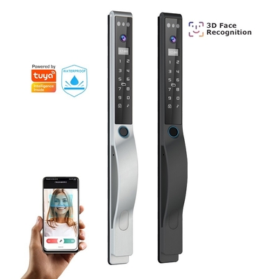 Glomarket Outdoor Elektrische Schlüssellose 3D-Gesichtserkennung Tuya Digitale Passwortkarte Türschloss Wasserdicht Fingerabdruck Smart Lock